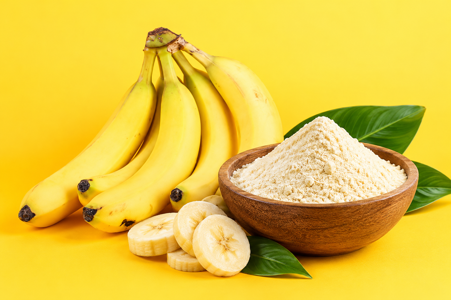 Fresh bananas and banana flour from Spice Theory Company